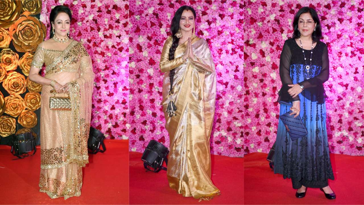 Hema Malini, Rekha and Zeenat Aman