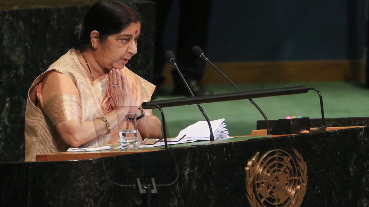 Sushma Swaraj at UNGA 