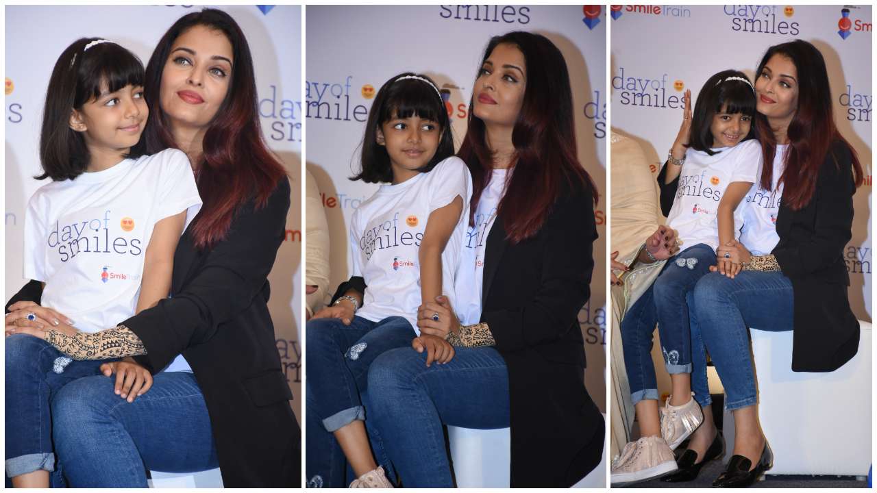 Aishwarya Rai and Aaradhya Bachchan