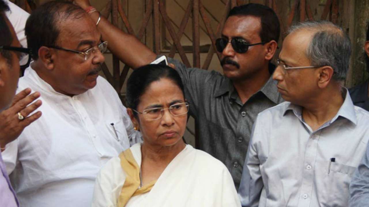 Sovan Chatterjee with Mamata Banerjee