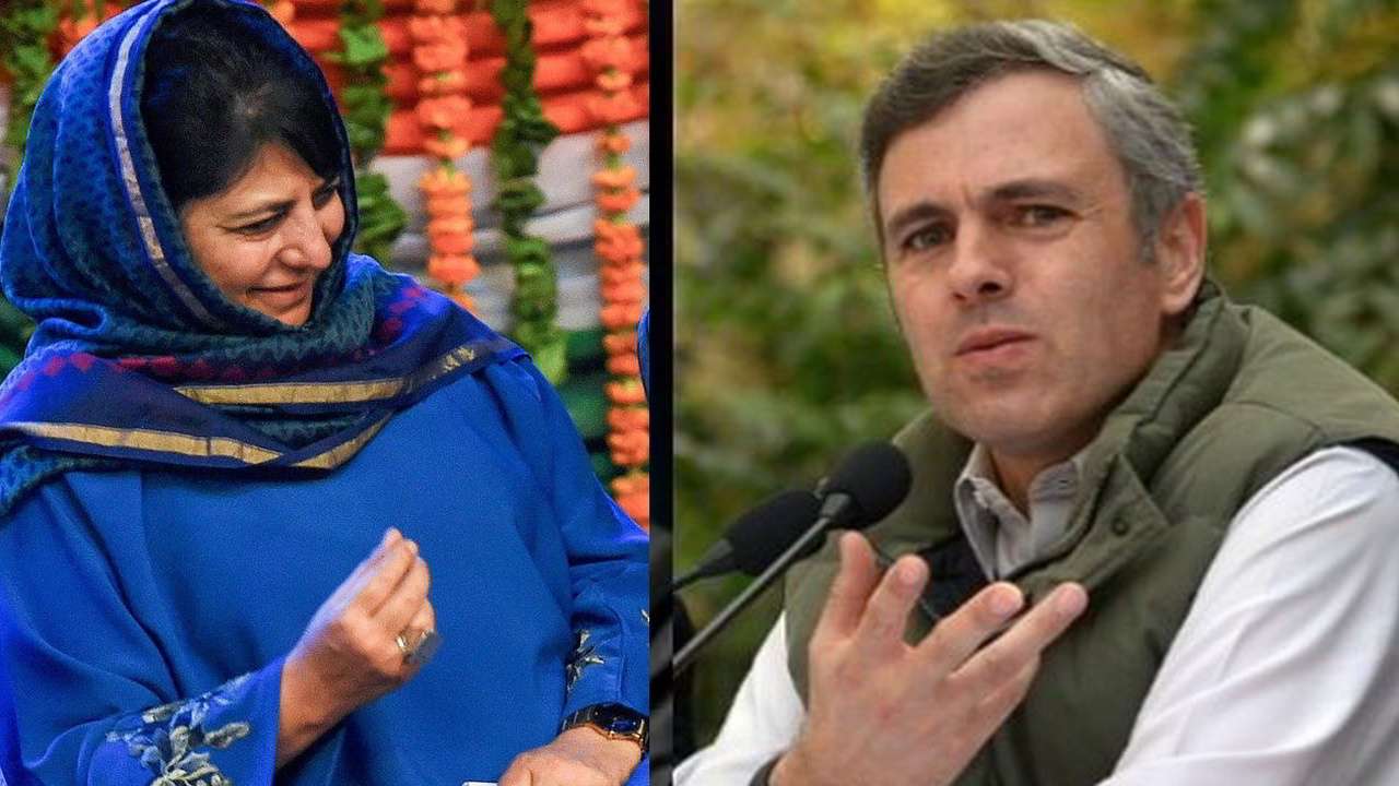 Mehbooba Mufti and Omar Abdullah