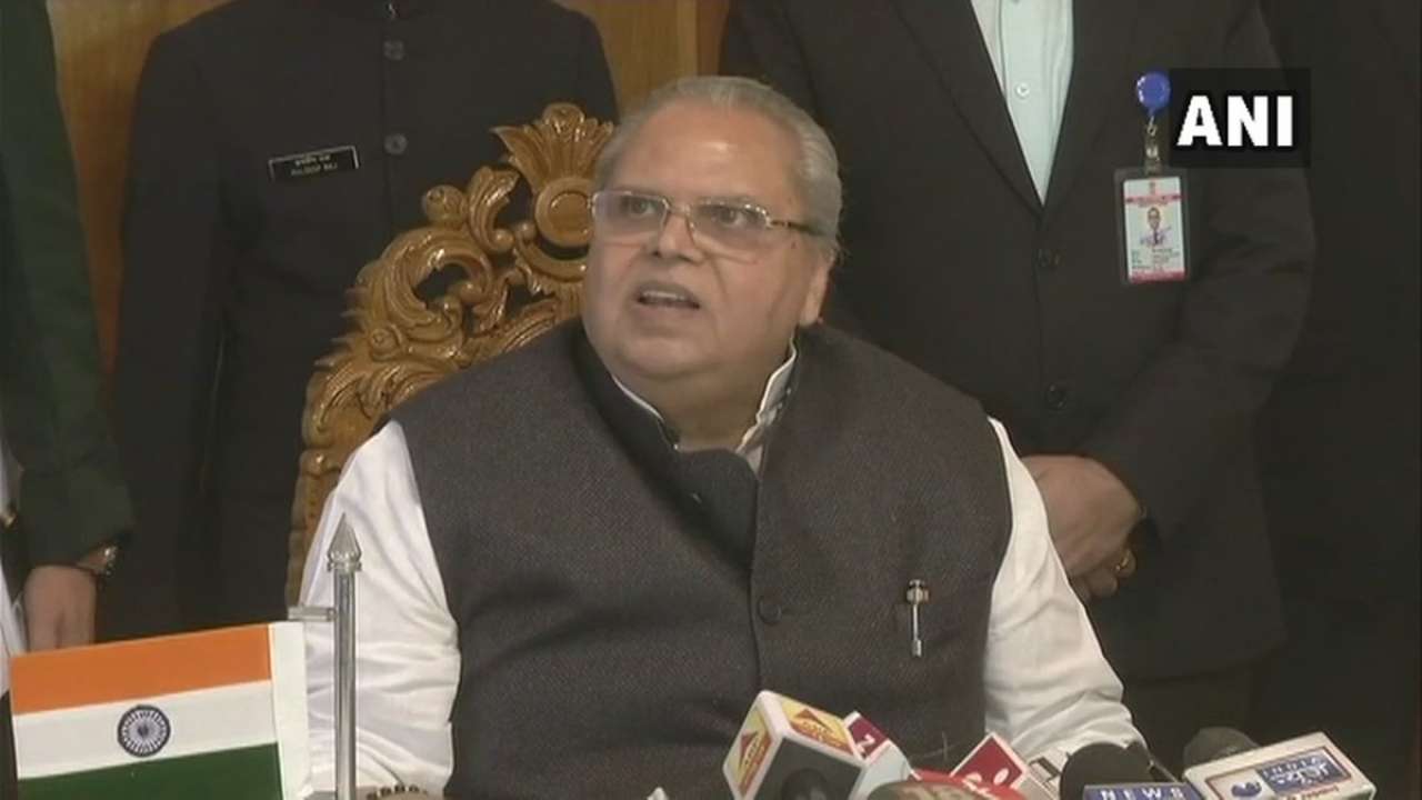 Satya Pal Malik defends timing of dissolution of Assembly