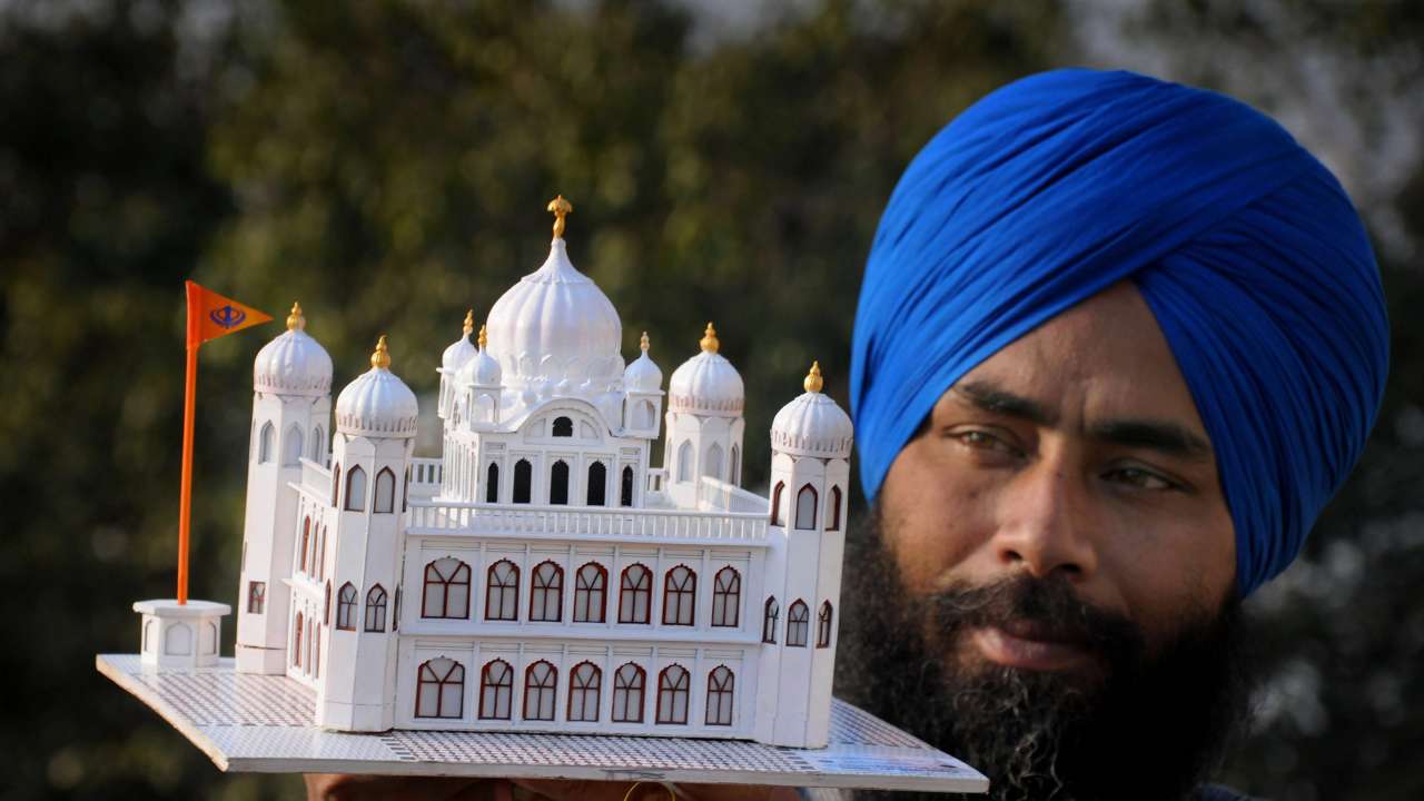 Paper model of Kartarpur Sahib