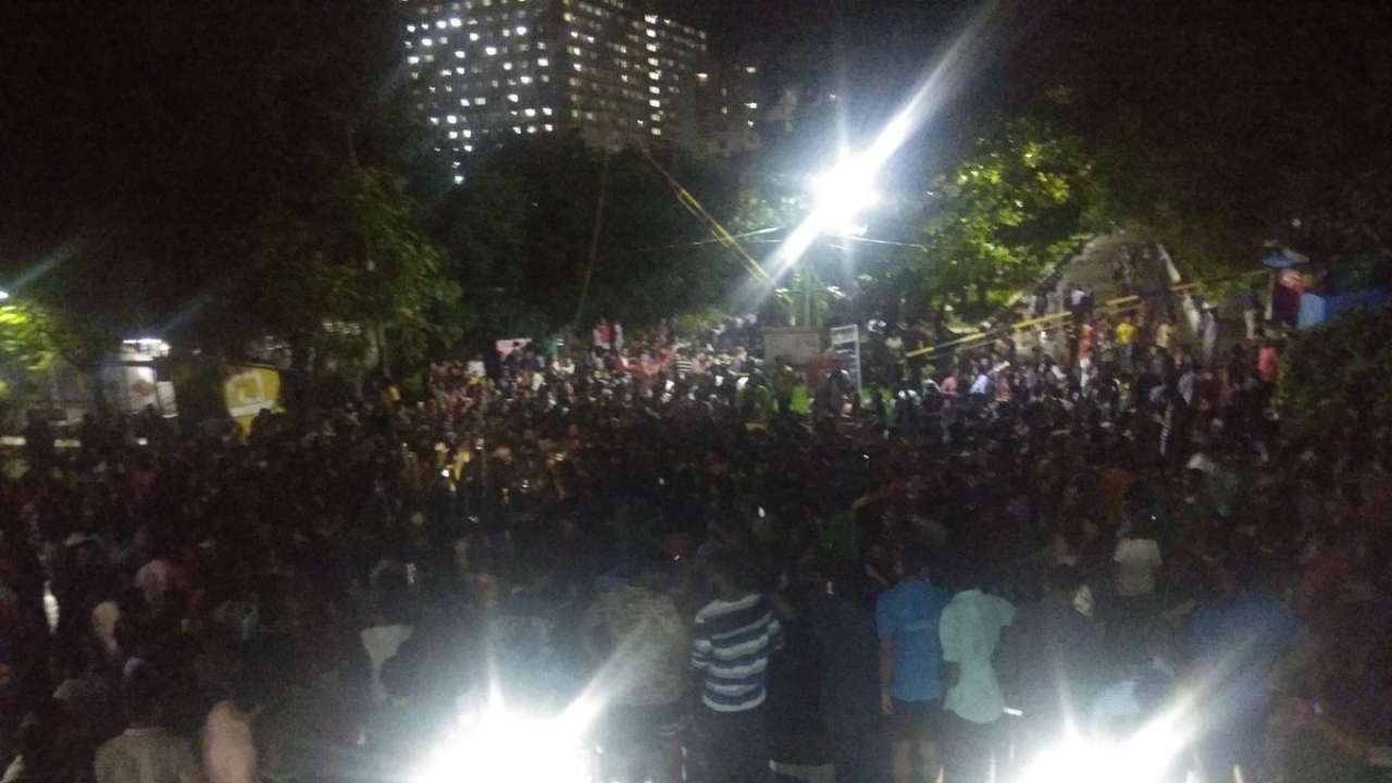 Protest at SRM