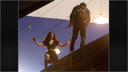 Alia Bhatt looked all excited performing the stunt