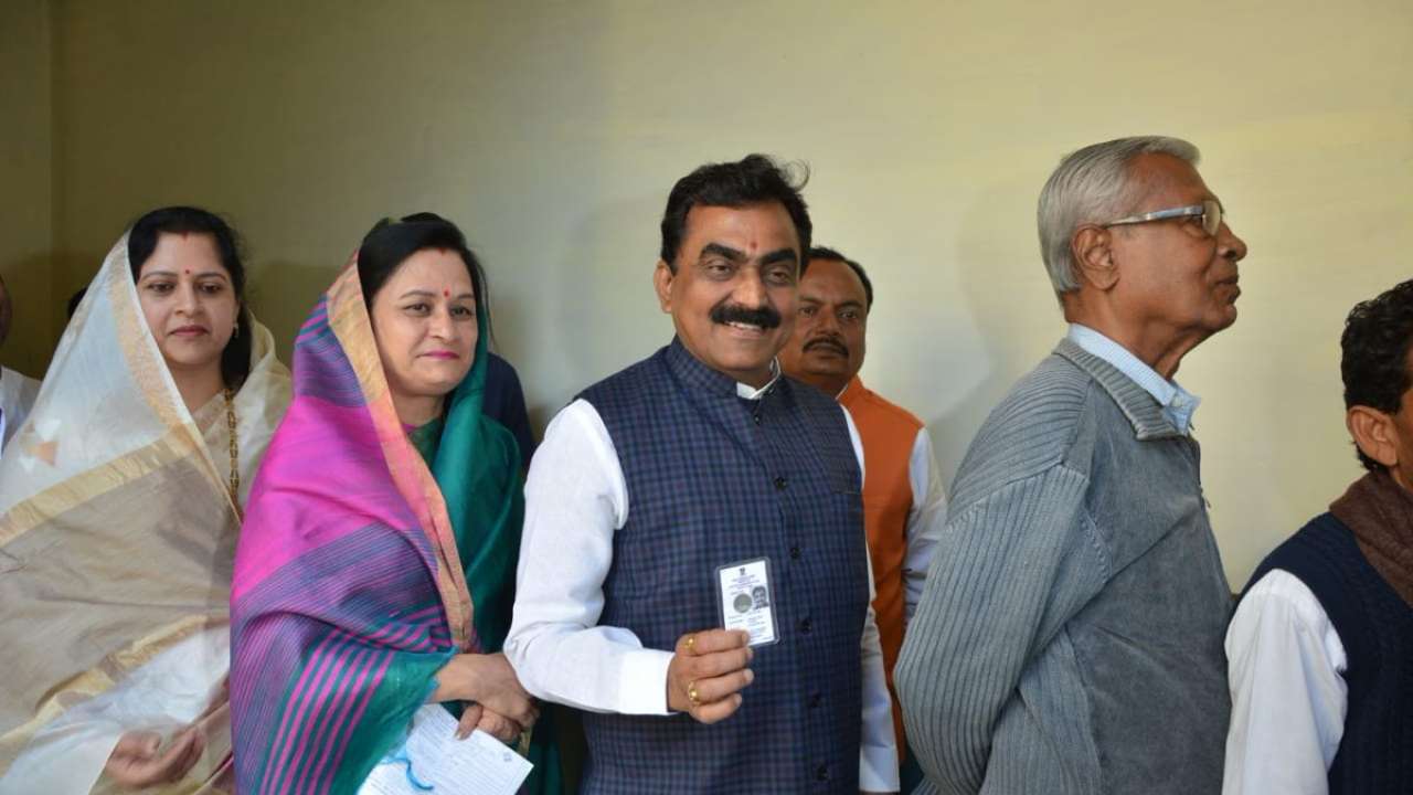 MP Rakesh Singh  during election