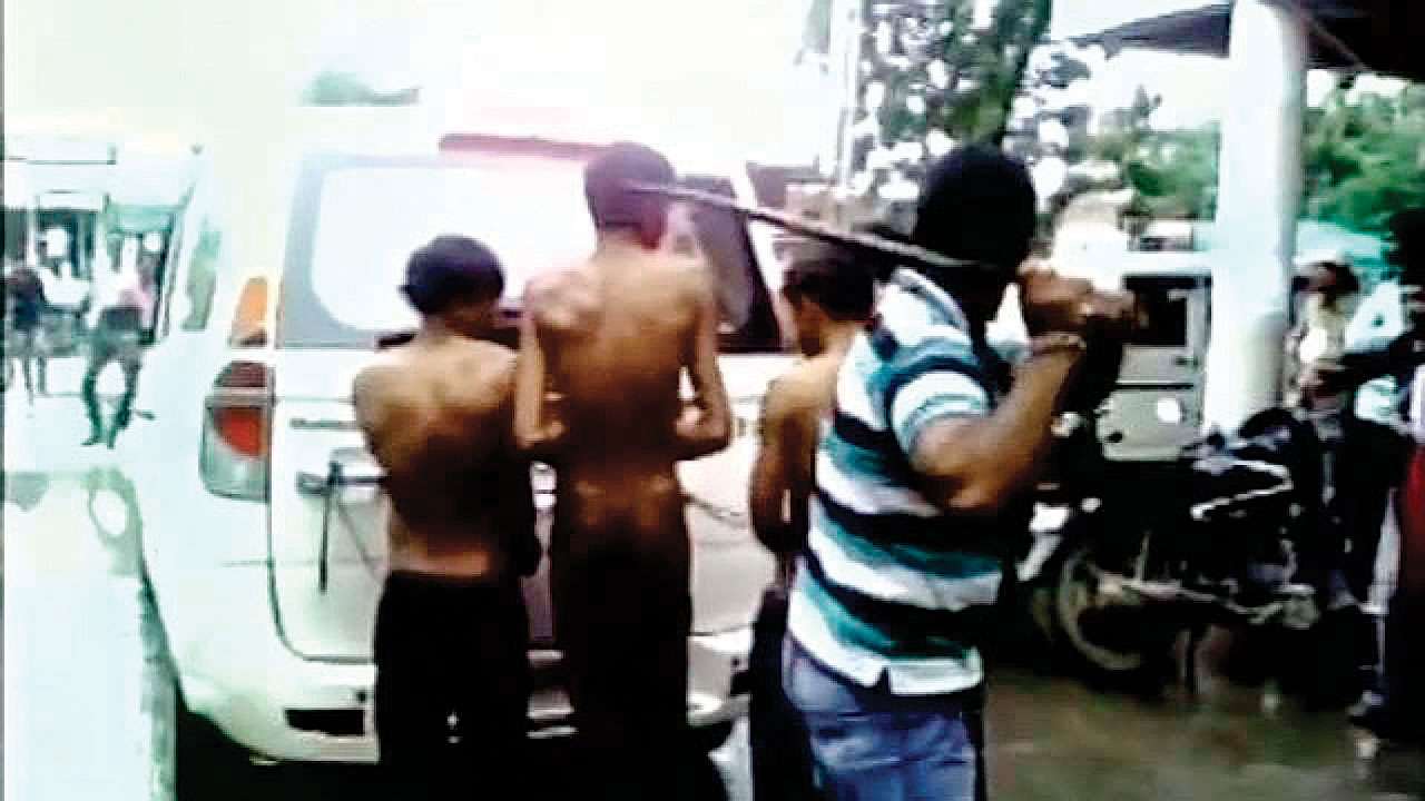 Una Dalit youth flogging incident