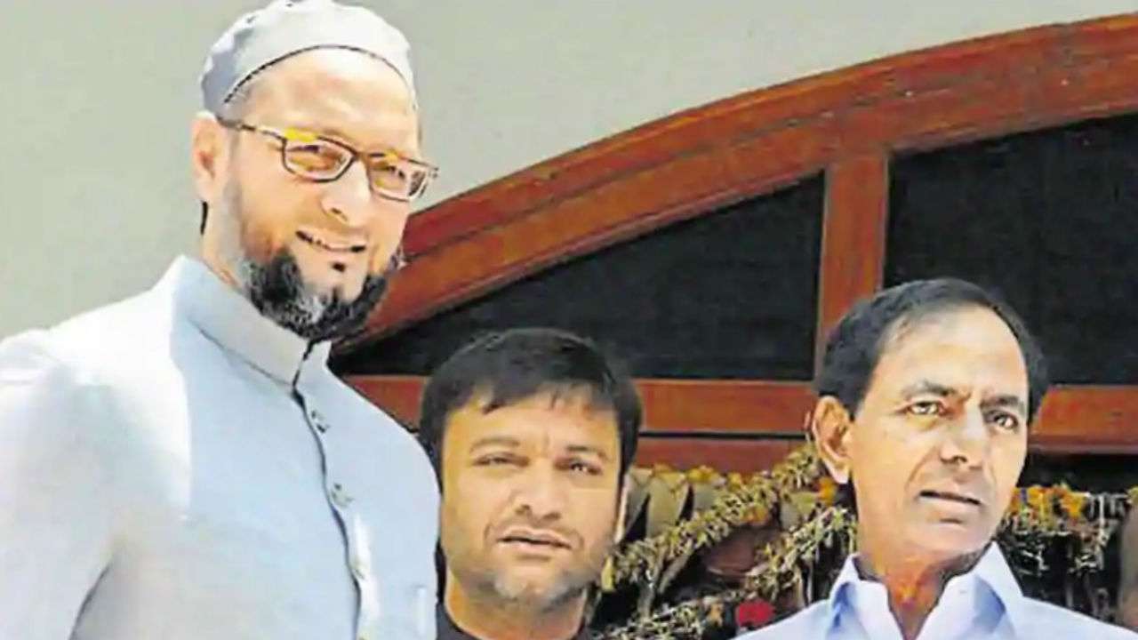 Image result for AIMIM Chief seeks vote in favor of TRS Party