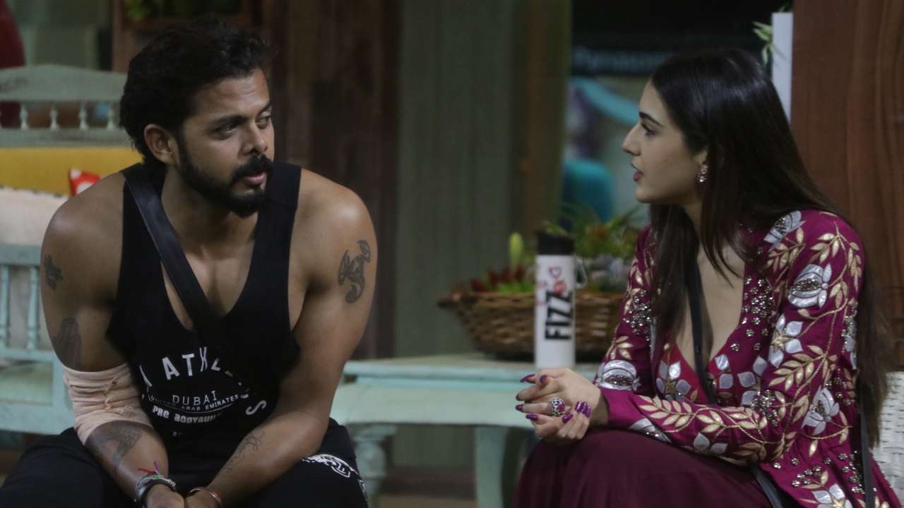 Sara has a word with Sreesanth