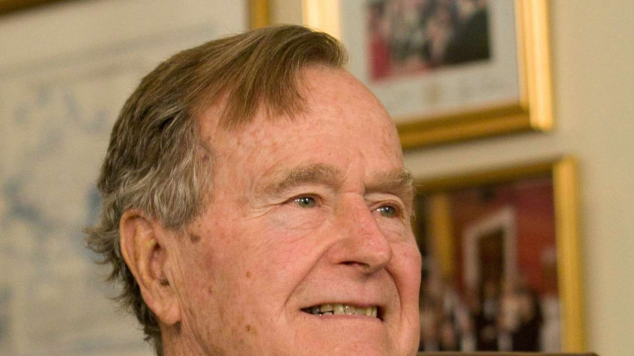 (Former President George H W Bush)