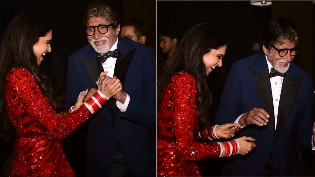 Deepika Padukone and Amitabh Bachchan