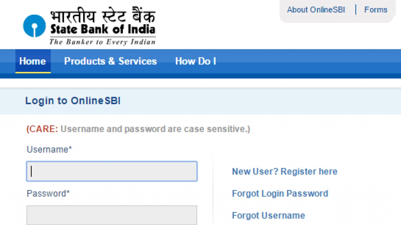 Online banking sbi ATM Services