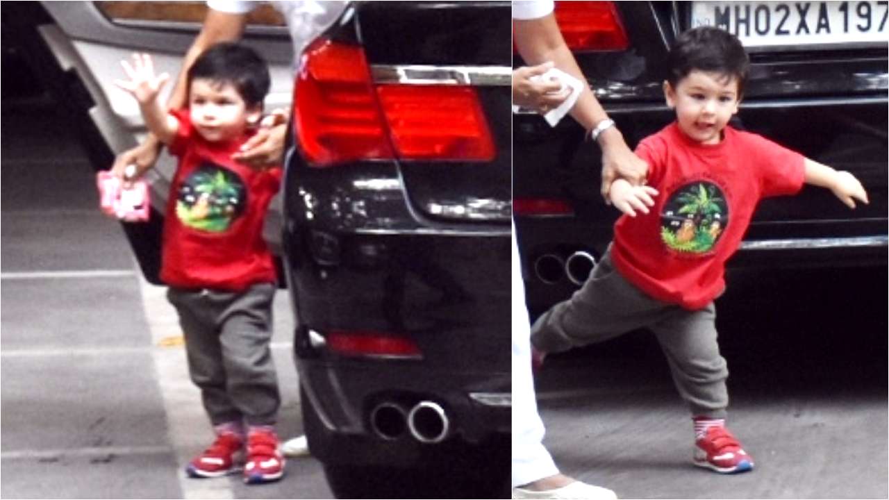 And, Taimur's love for mature-dressing continues