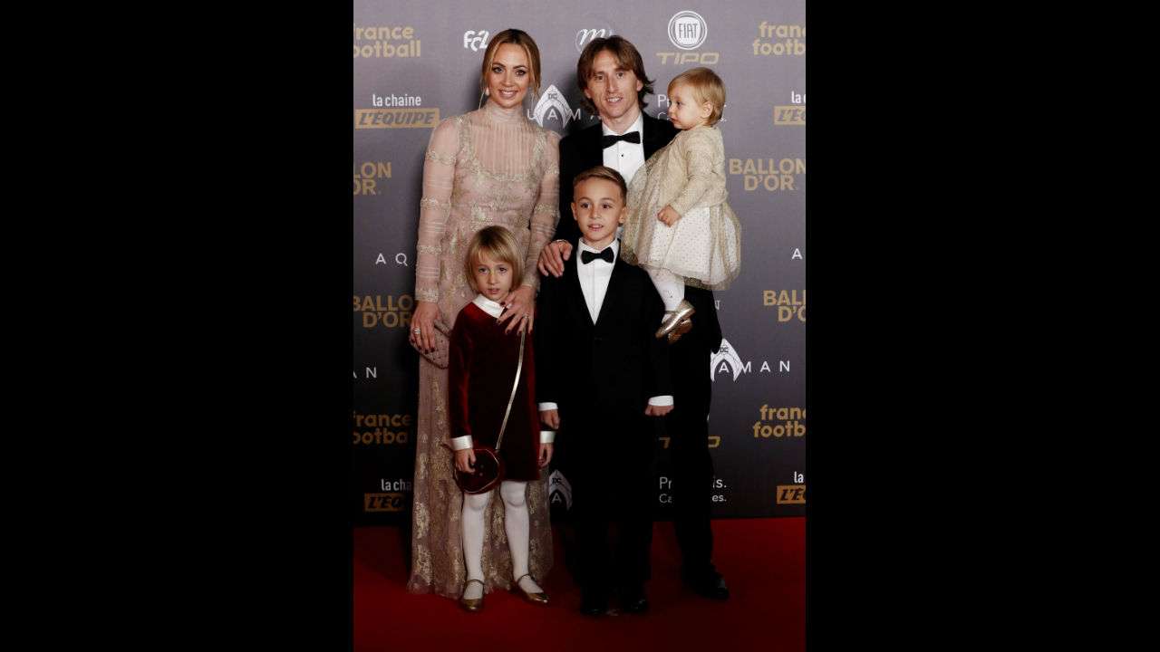 Modric family at Red Carpet