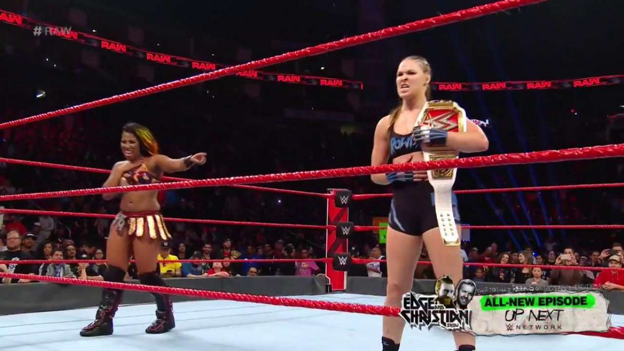 Ronda Rousey and Ember Moon beat Nia Jax and Tamina