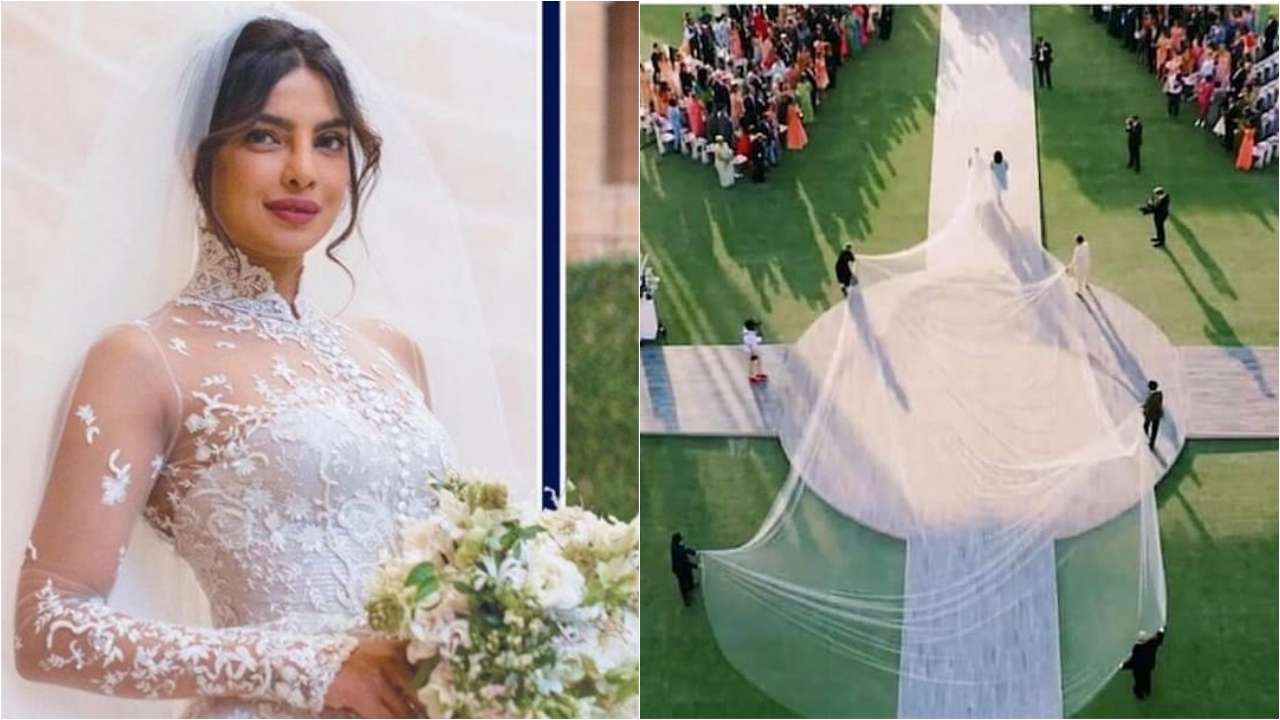 priyanka chopra wedding veil