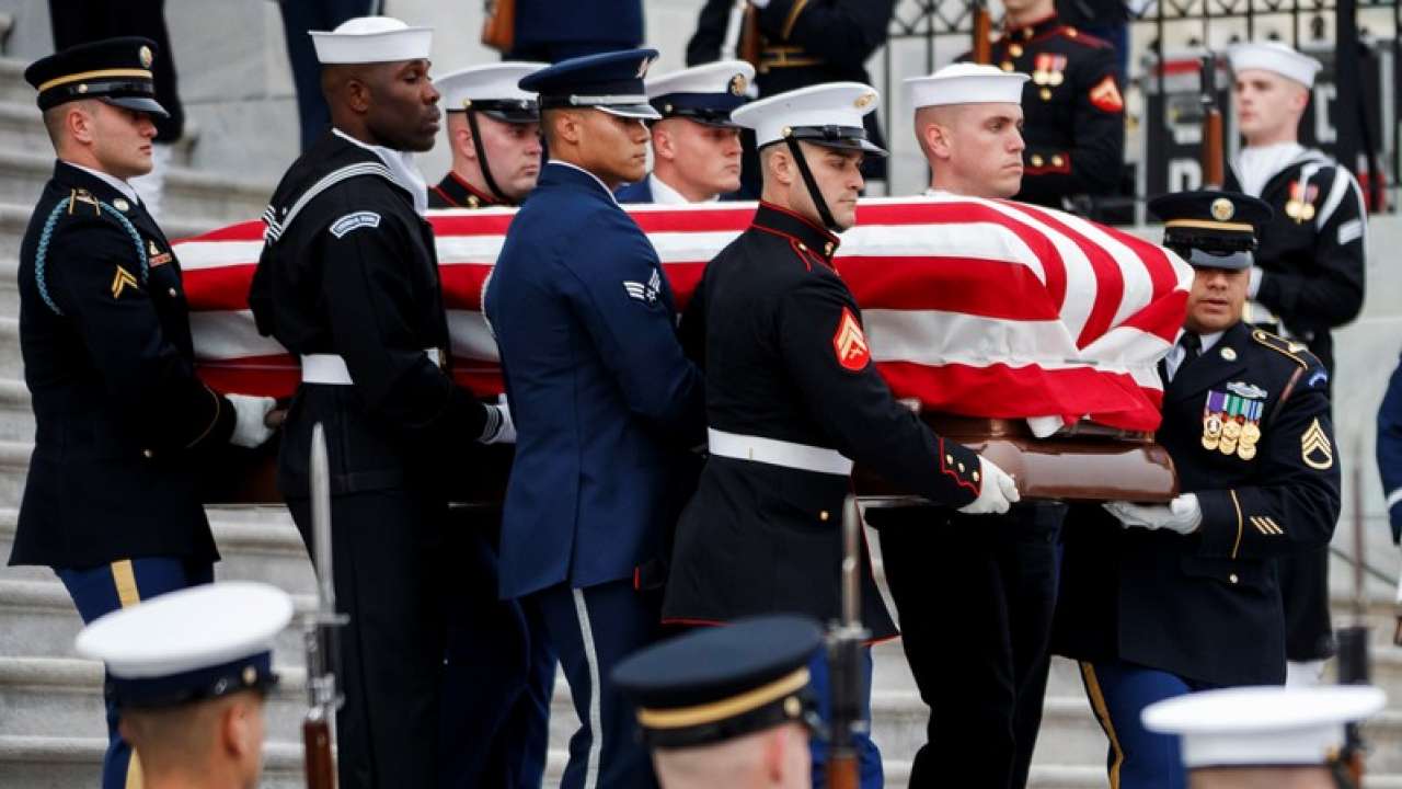 (Nation bids farewell to George HW Bush) 