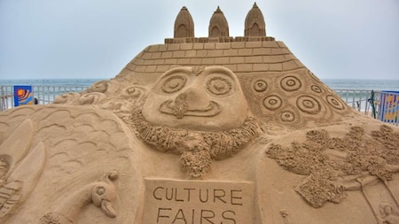 This year Sand Art festival was coincided with Hockey World Cup