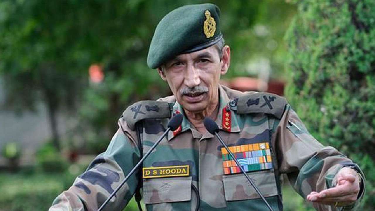 Lt Gen (retd) D S Hooda