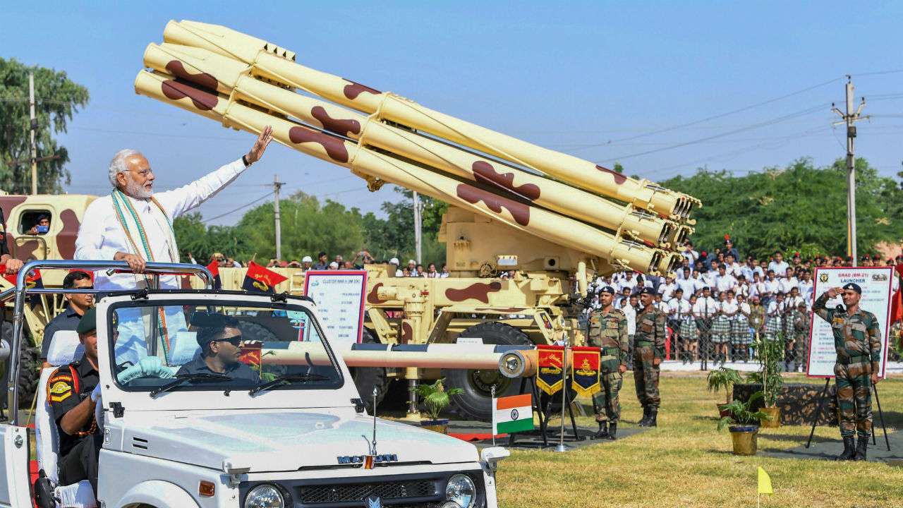 PM Modi at Parakram Parv exhibition at the military station in Jodhpur