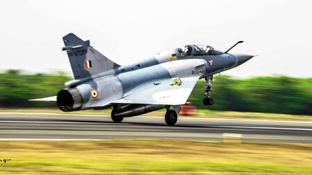 IAF Mirage-2000 aircraft is participating in CopeIndia2018