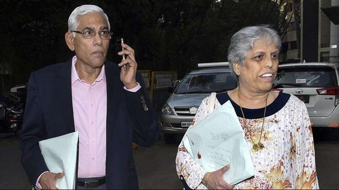 Vinod Rai and Diana Edulji