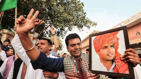 Rajasthan assembly election results live