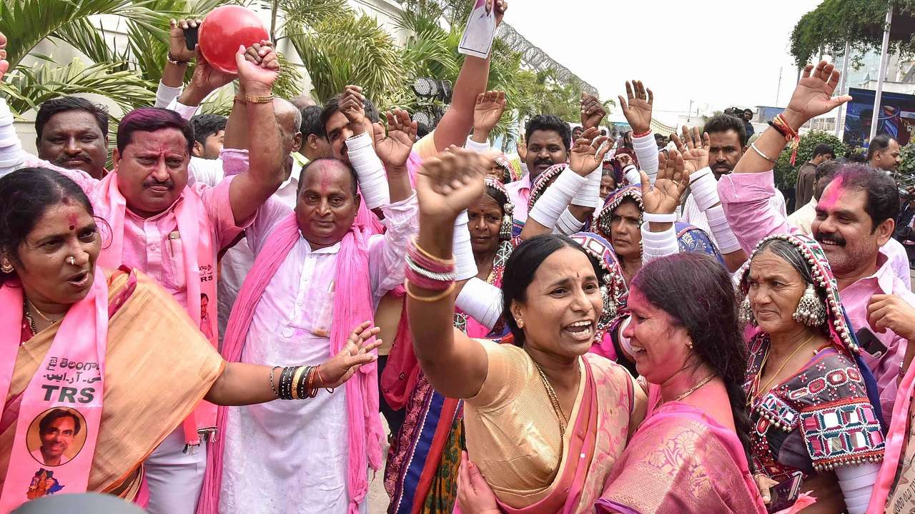 Assembly Election Results 2018 Live: TRS Wave In Telangana ...