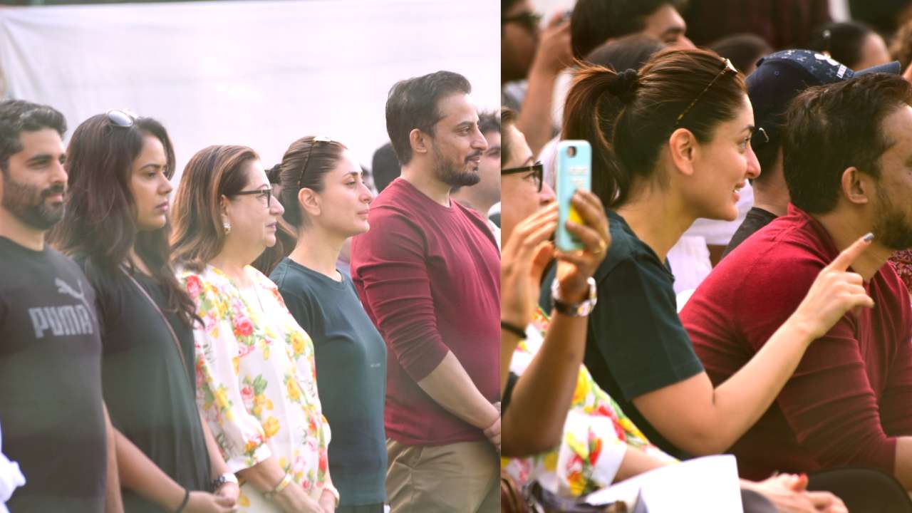 Kareena Kapoor Khan and granny Babita in the stands