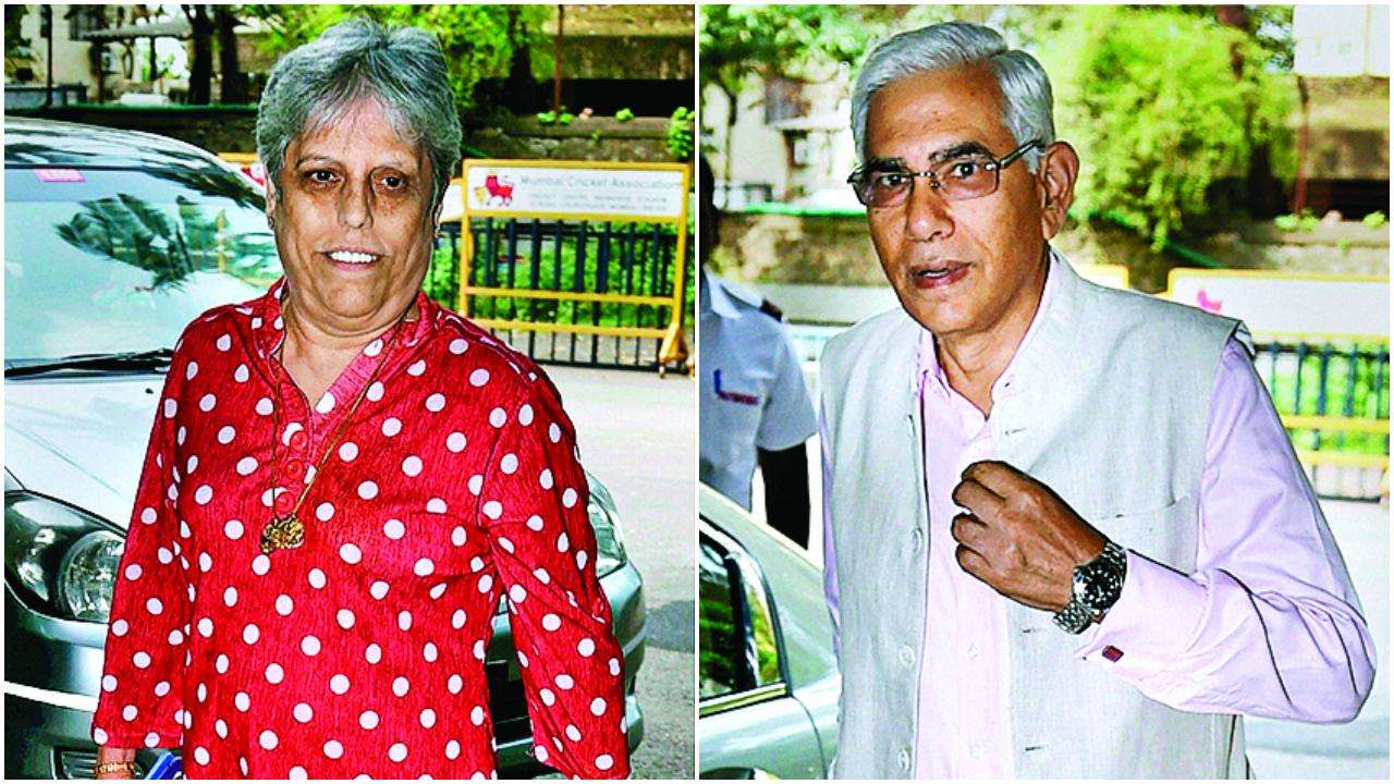 Diana Edulji and Vinod Rai