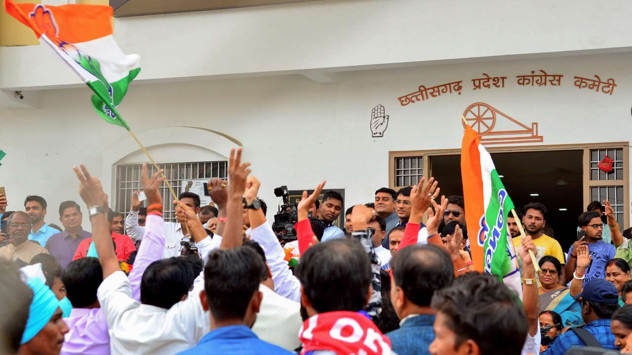 Chhattisgarh assembly election results live