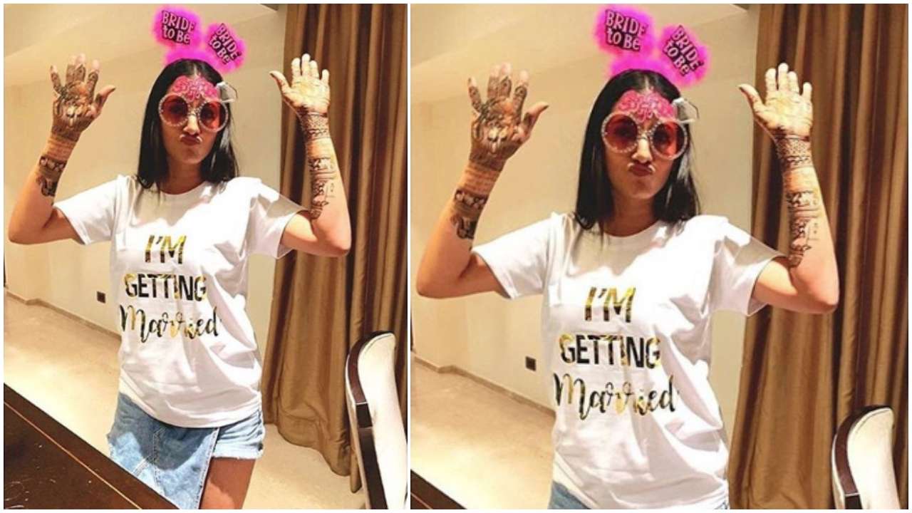 The bride-to-be