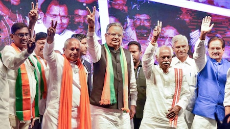 Chhattisgarh (BJP Vote Share %)