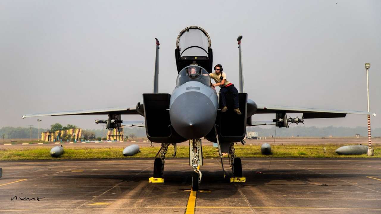 USAF F-15 aircraft are participating in CI-18