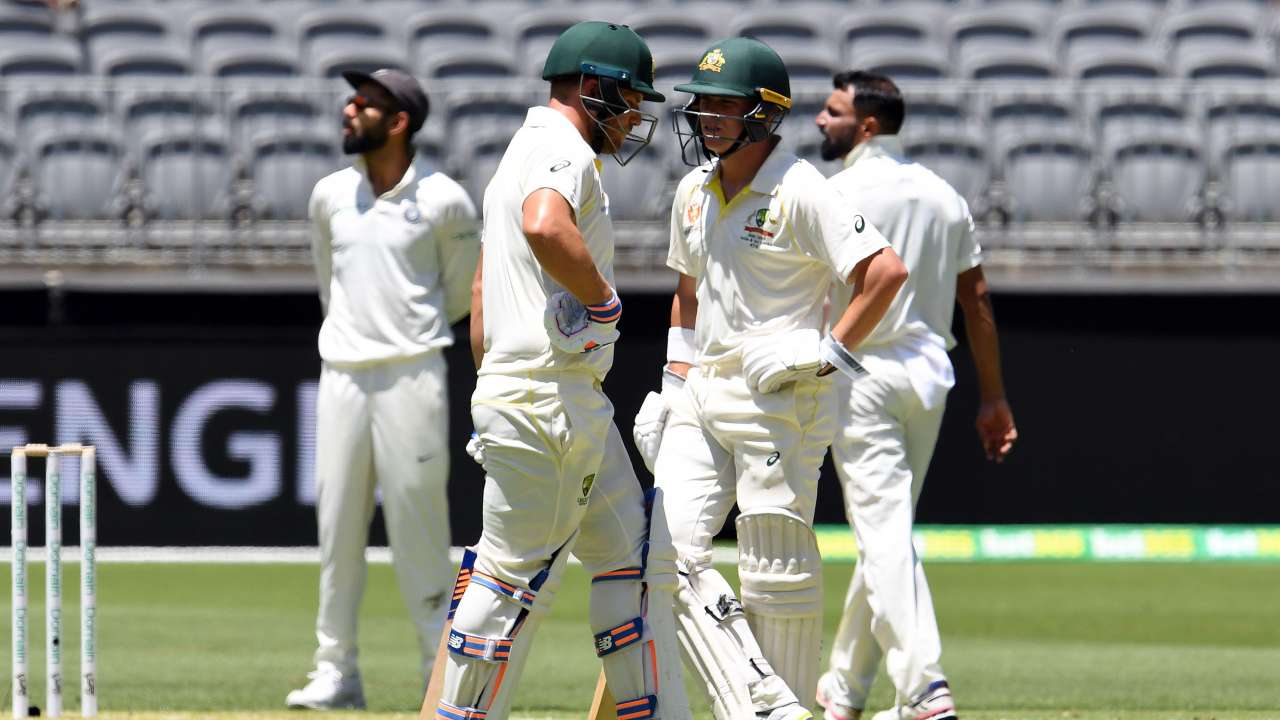 india australia 2nd test scorecard