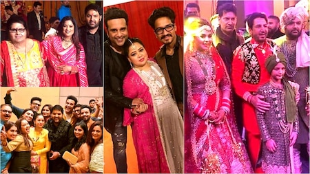 Krushna Abhishek, Bharti Singh, Gurdas Maan joined Kapil's celebrations