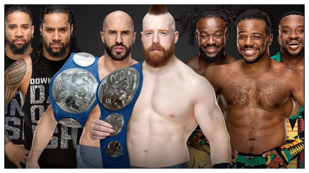 The Bar vs The Usos vs The New Day