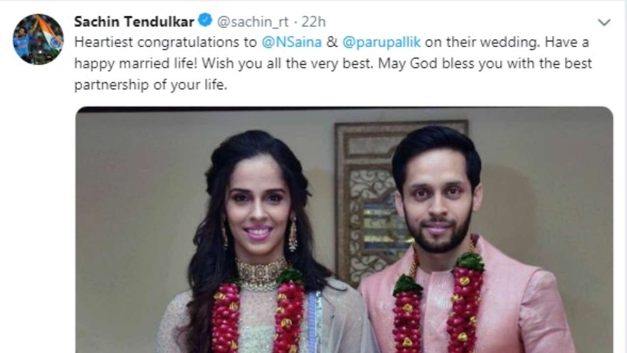 Sachin gives his blessings too
