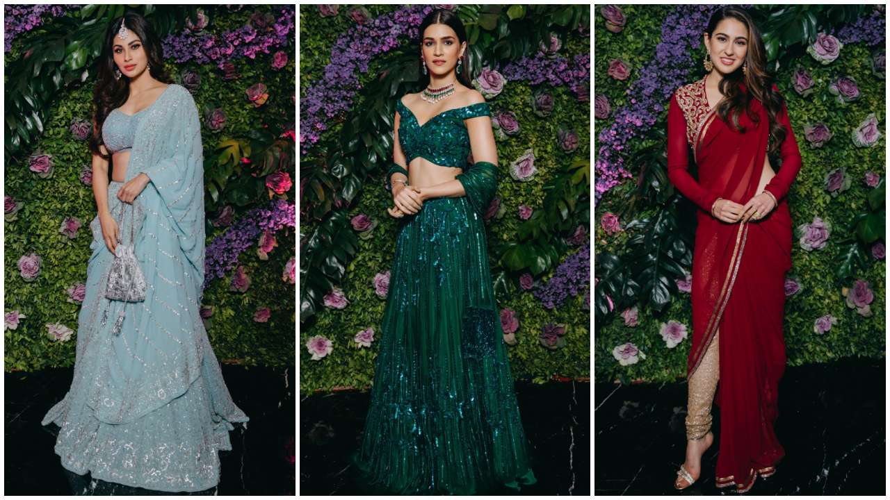 Mouni Roy, Kriti Sanon, Sara Ali Khan