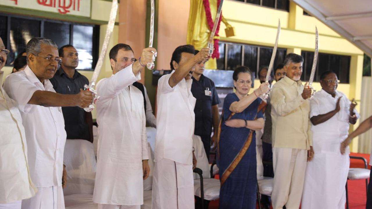 Rahul Gandhi, Stalin, Sonia Gandhi and others