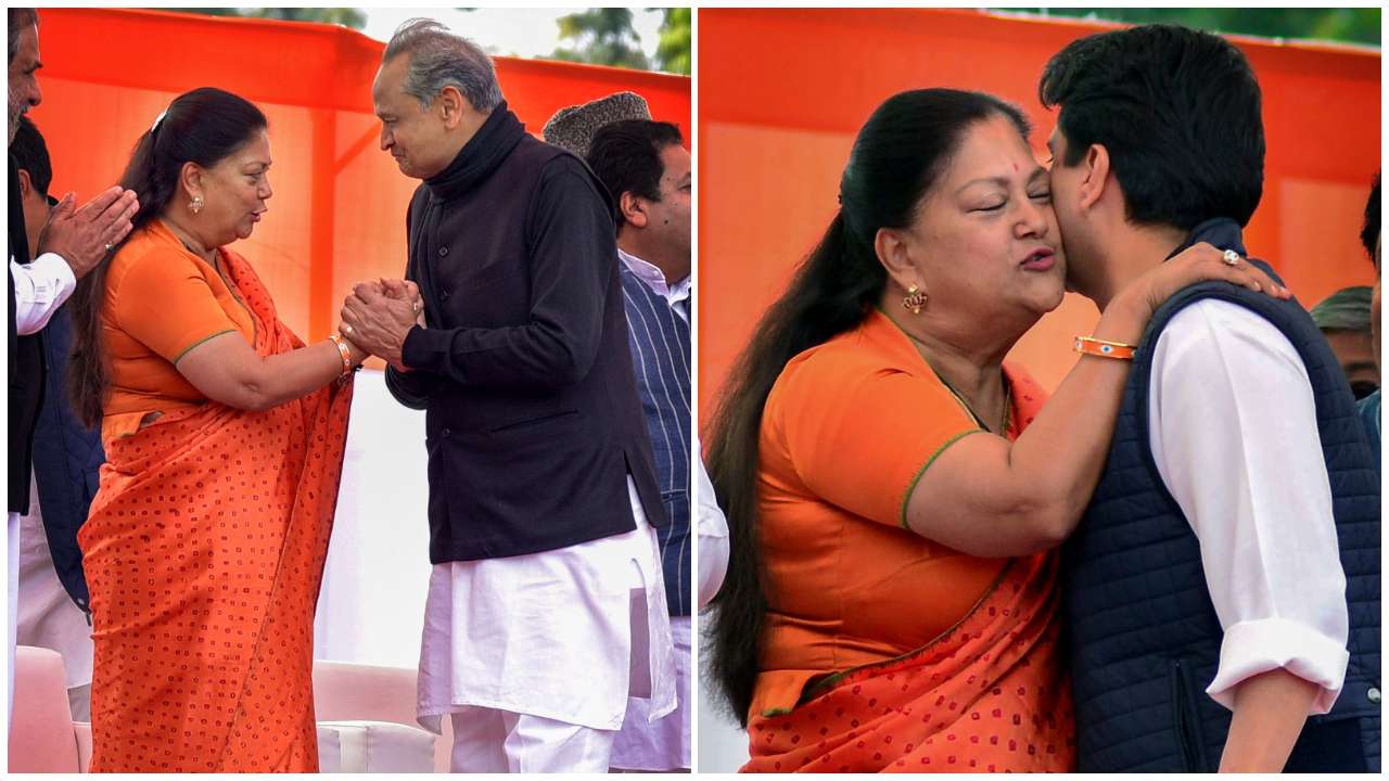 Vasundhara Raje graces oath-taking ceremony