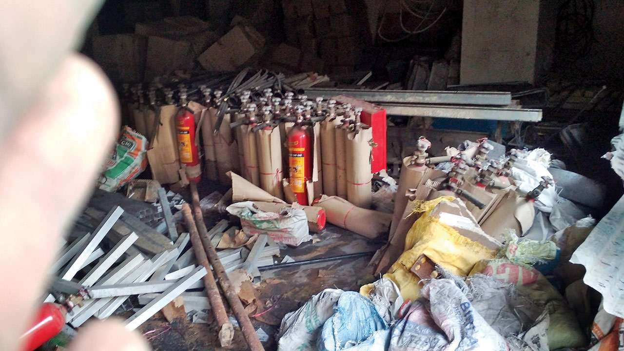 Fire extinguishers