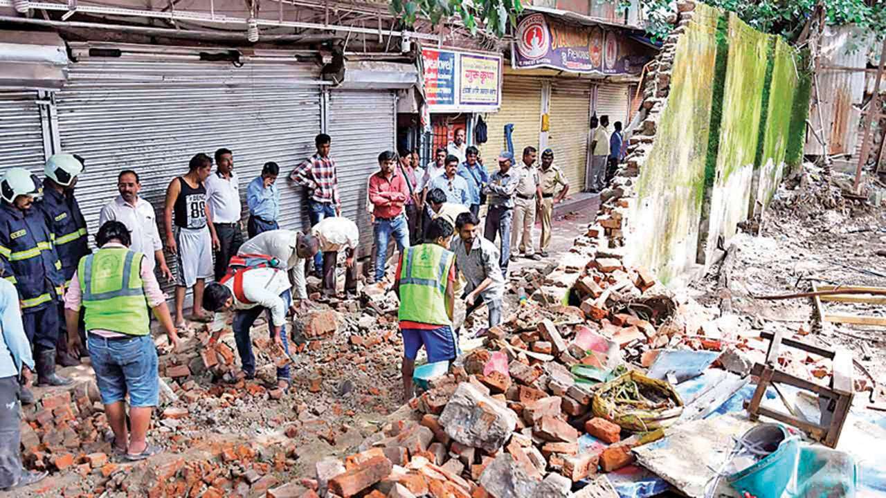 Wall collapse