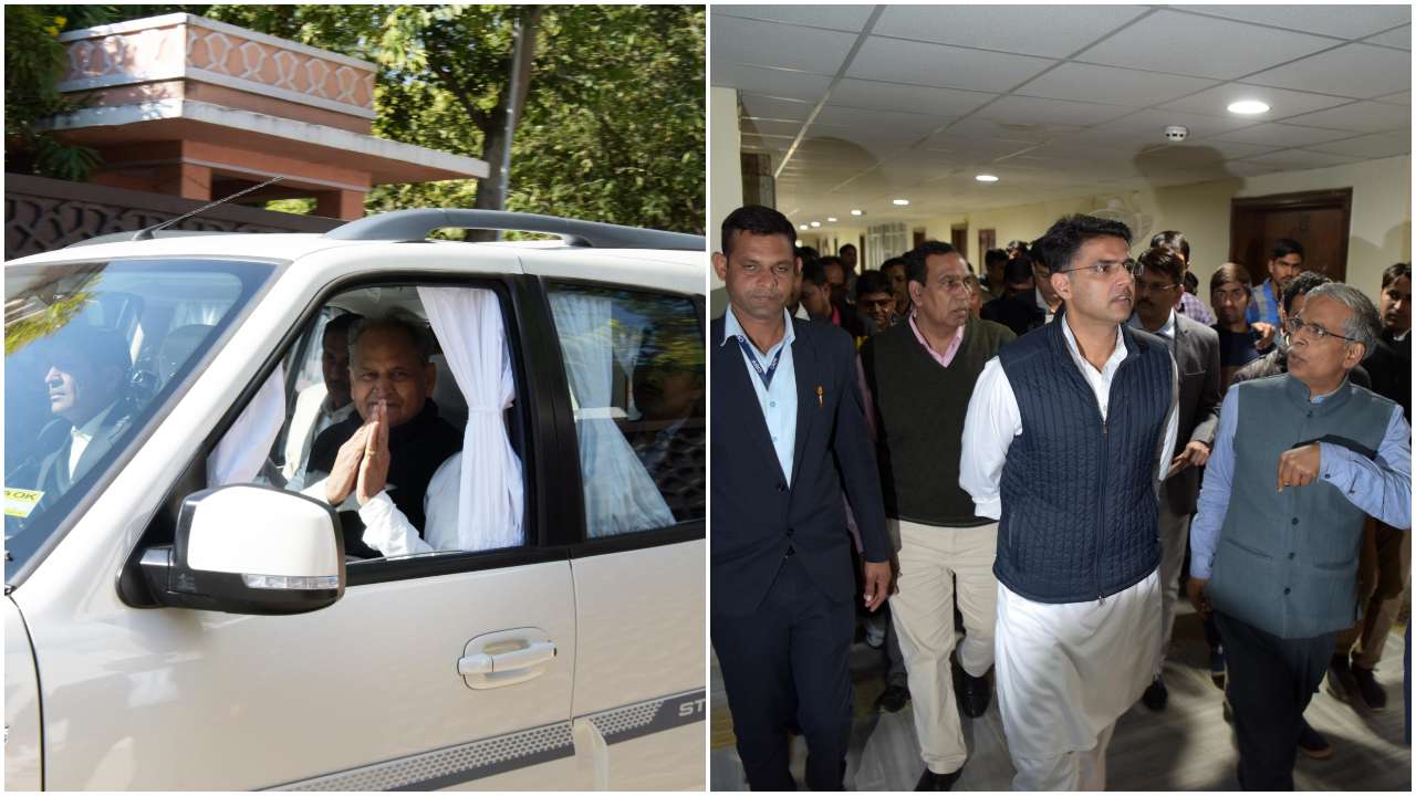 Ashok Gehlot visits CMR with wife, Sachin Pilot inspects the state