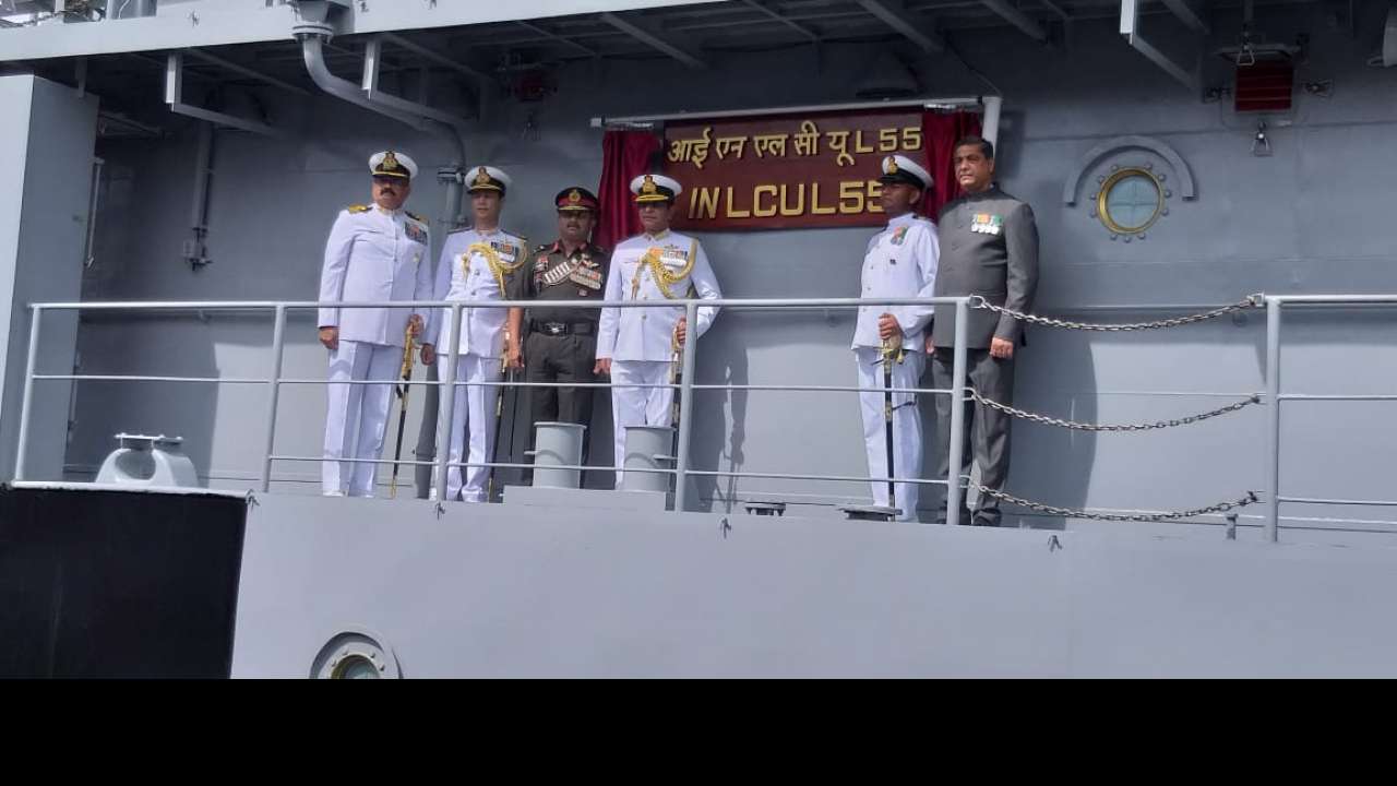 Fifth Landing Craft Utility (LCU) ship commissioned into the Indian Navy