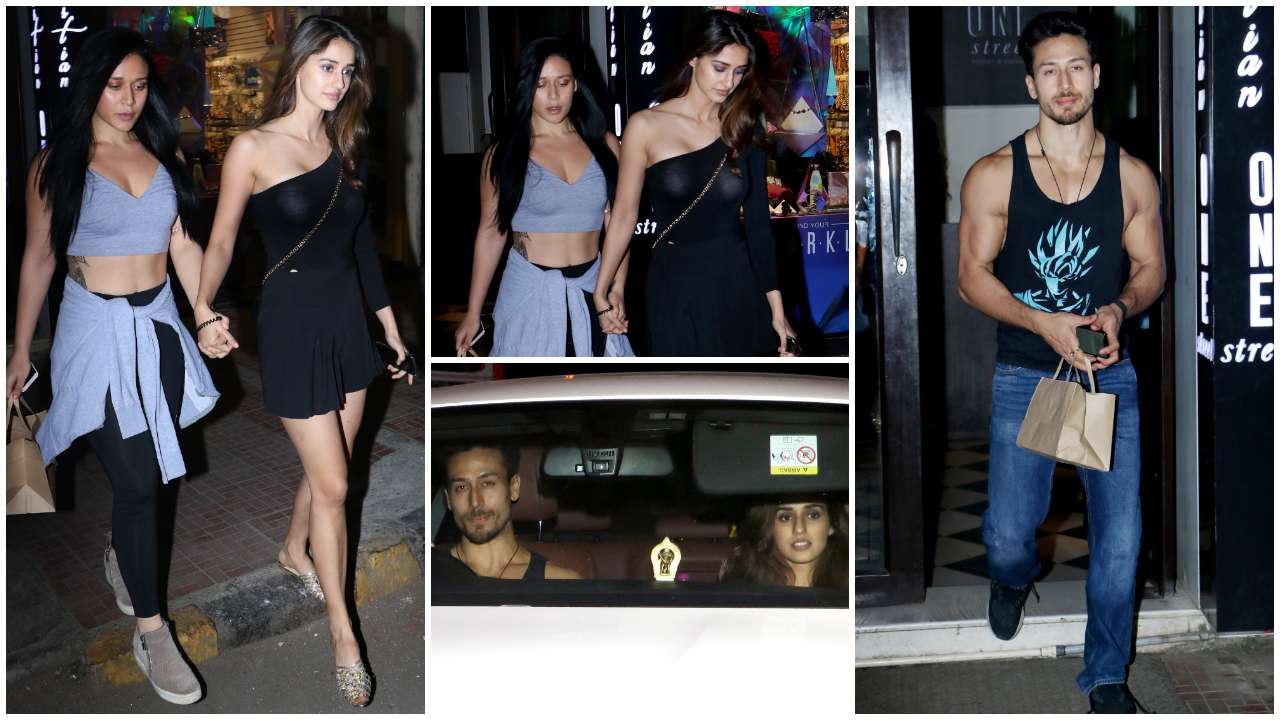 Disha Patani, Tiger Shroff and Krishna Shroff