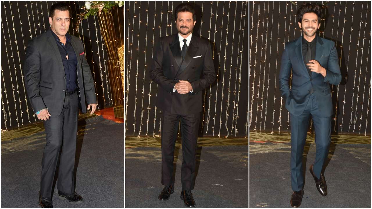Salman Khan, Anil Kapoor and Kartik Aaryan arrive in style
