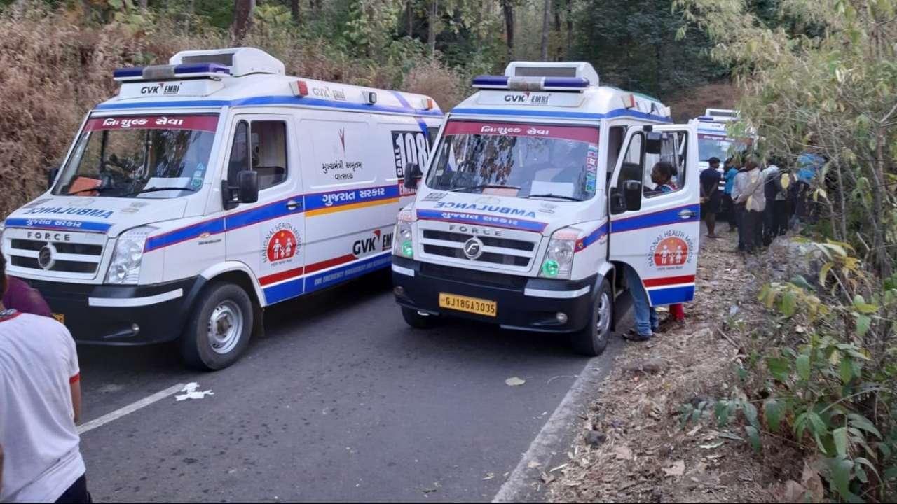 Gujarat: bus carrying school students on picnic falls into gorge, at least 1 dead