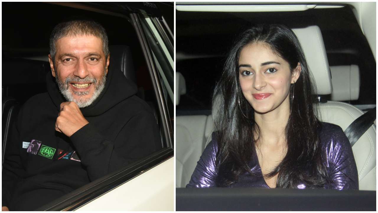 Chunky Pandey and Ananya Pandey