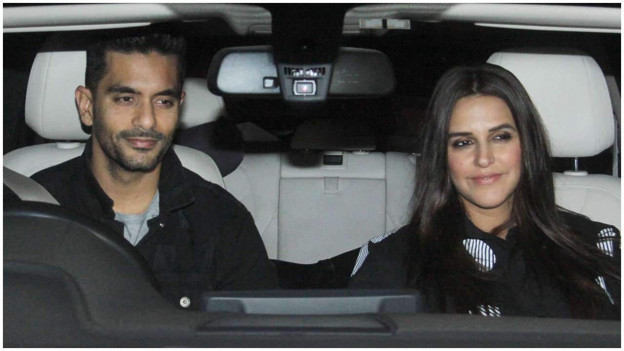 Angad Bedi and Neha Dhupia